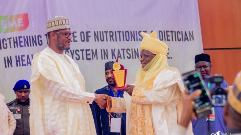 Nutrition Society Honours Katsina Monarch for Promoting Nutrition Programmes
