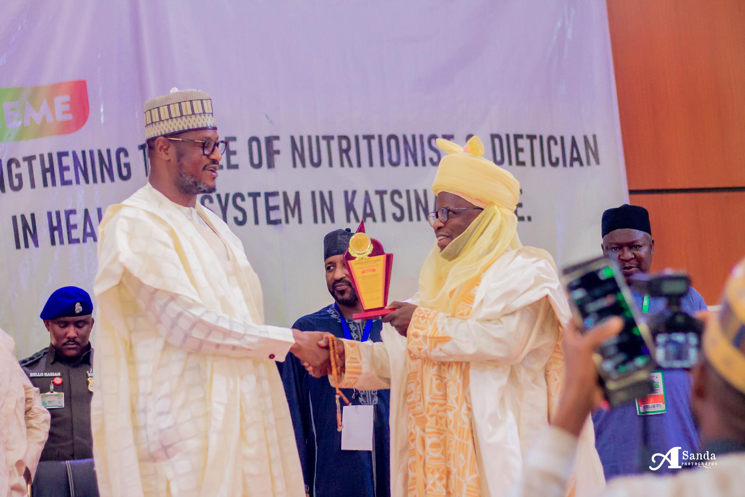 Nutrition Society Honours Katsina Monarch for Promoting Nutrition Programmes