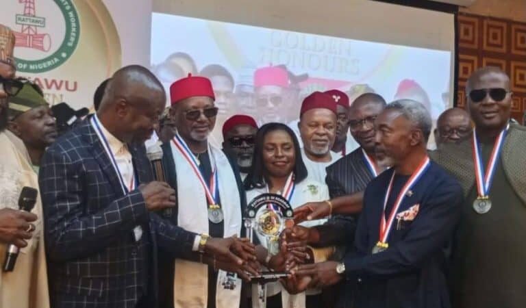 NAGAFF President Bags RATTAWU Award for Logistics Excellence