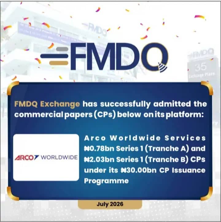 FMDQ Exchange Lists ARCO Worldwide’s ₦2.81bn Commercial Paper to Drive Growth, Innovation