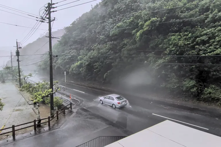 Breaking News: Typhoon Dolphin Strikes Japan, Heads Toward China