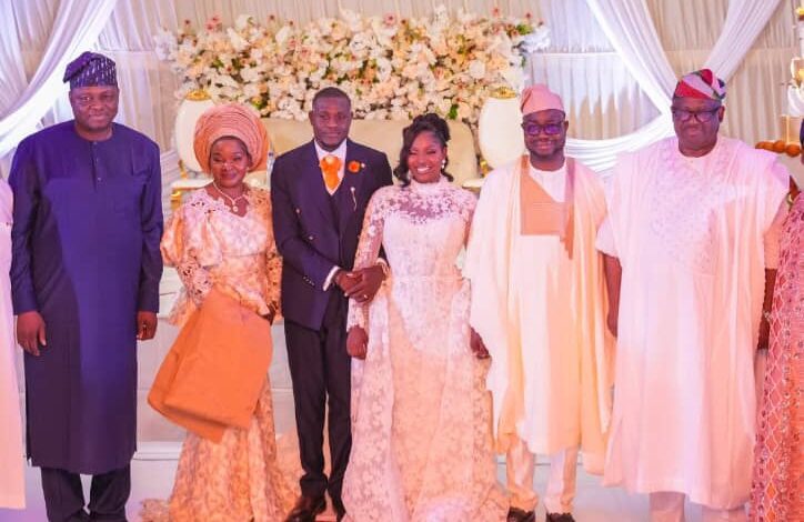 Tinubu, APC Chair, Political Big Wigs Grace Humanitarian Affairs Minister’s Daughter’s Wedding