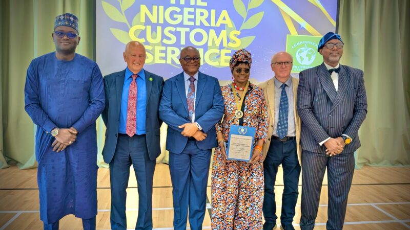Global Recognition for Nigeria Customs as Customs Cares Wins Commonwealth Gold Award