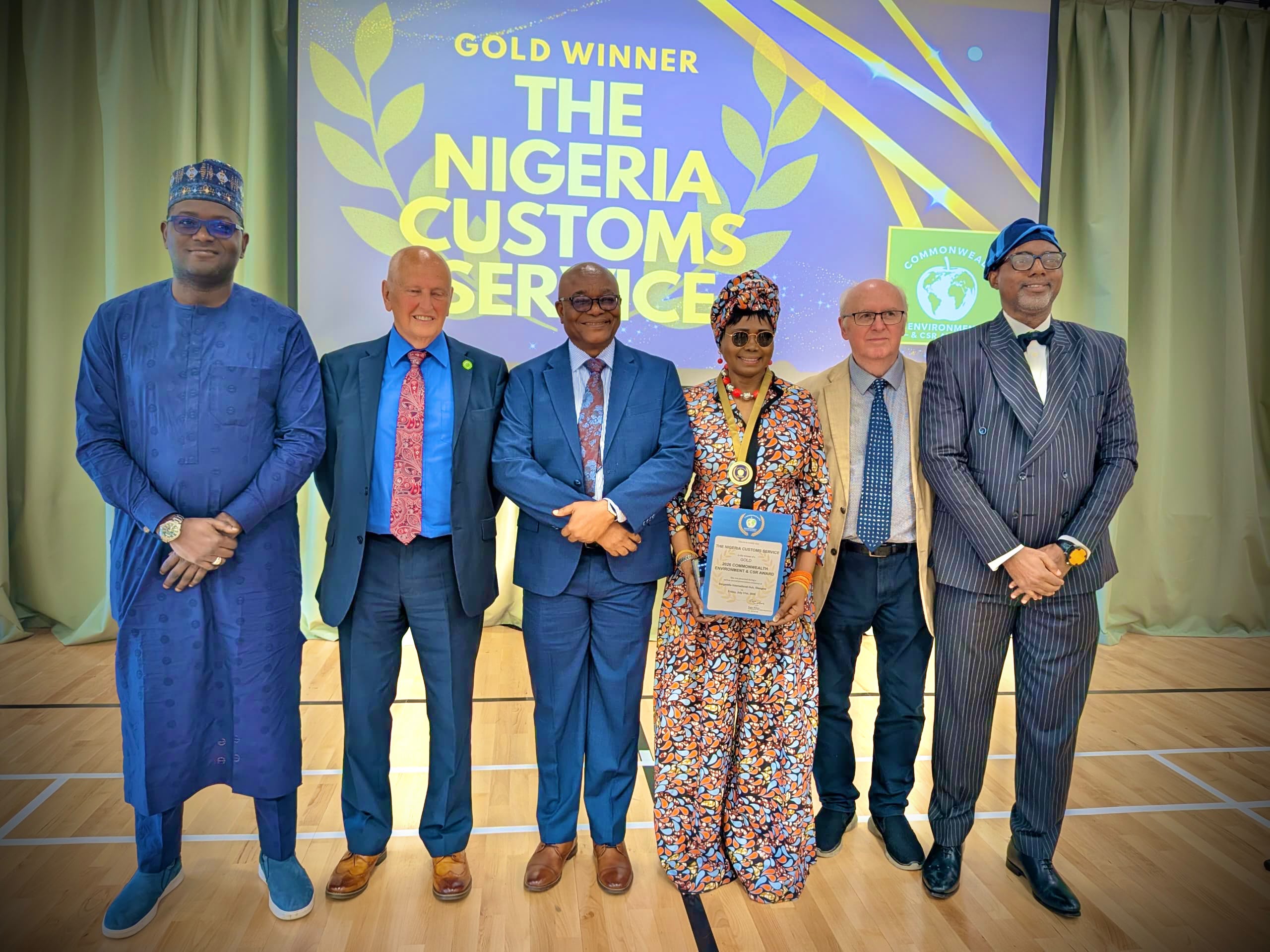 Global Recognition for Nigeria Customs as Customs Cares Wins Commonwealth Gold Award