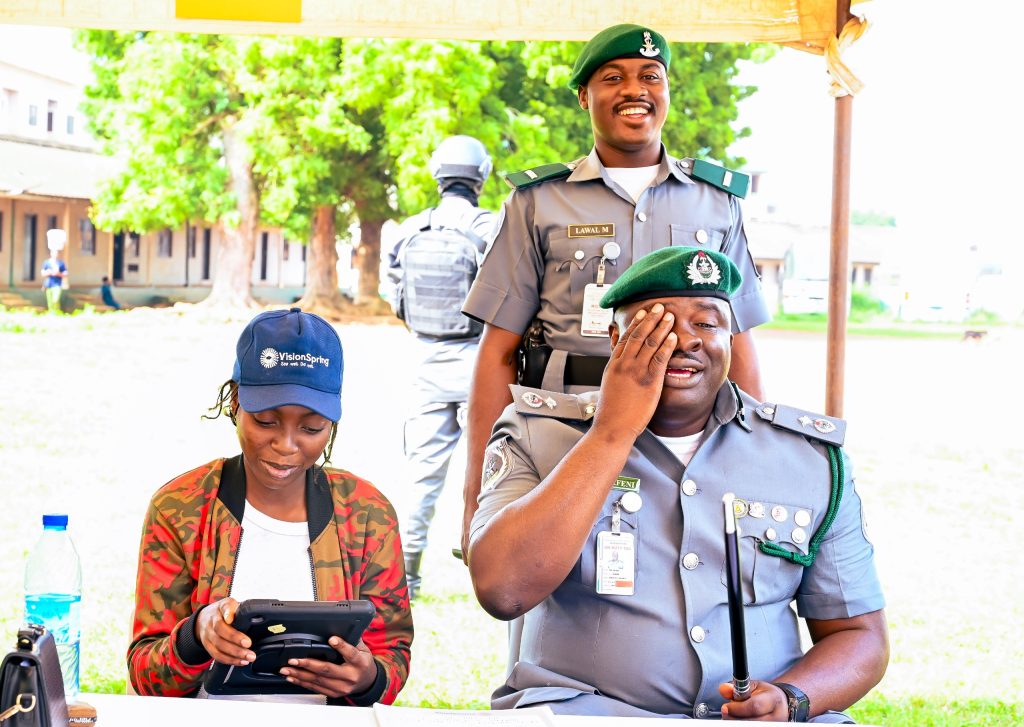 Afeni Prioritizes Eye Health for Ogun I Customs Personnel