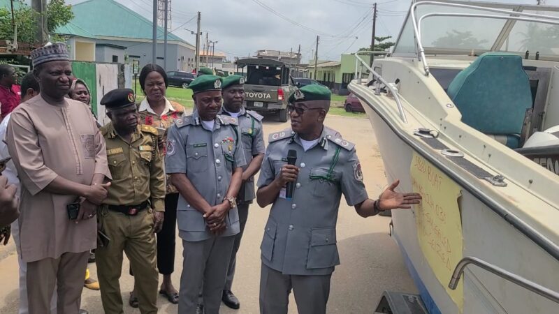 Seme Customs Seizes Explosives, Smuggled Goods Worth ₦365m