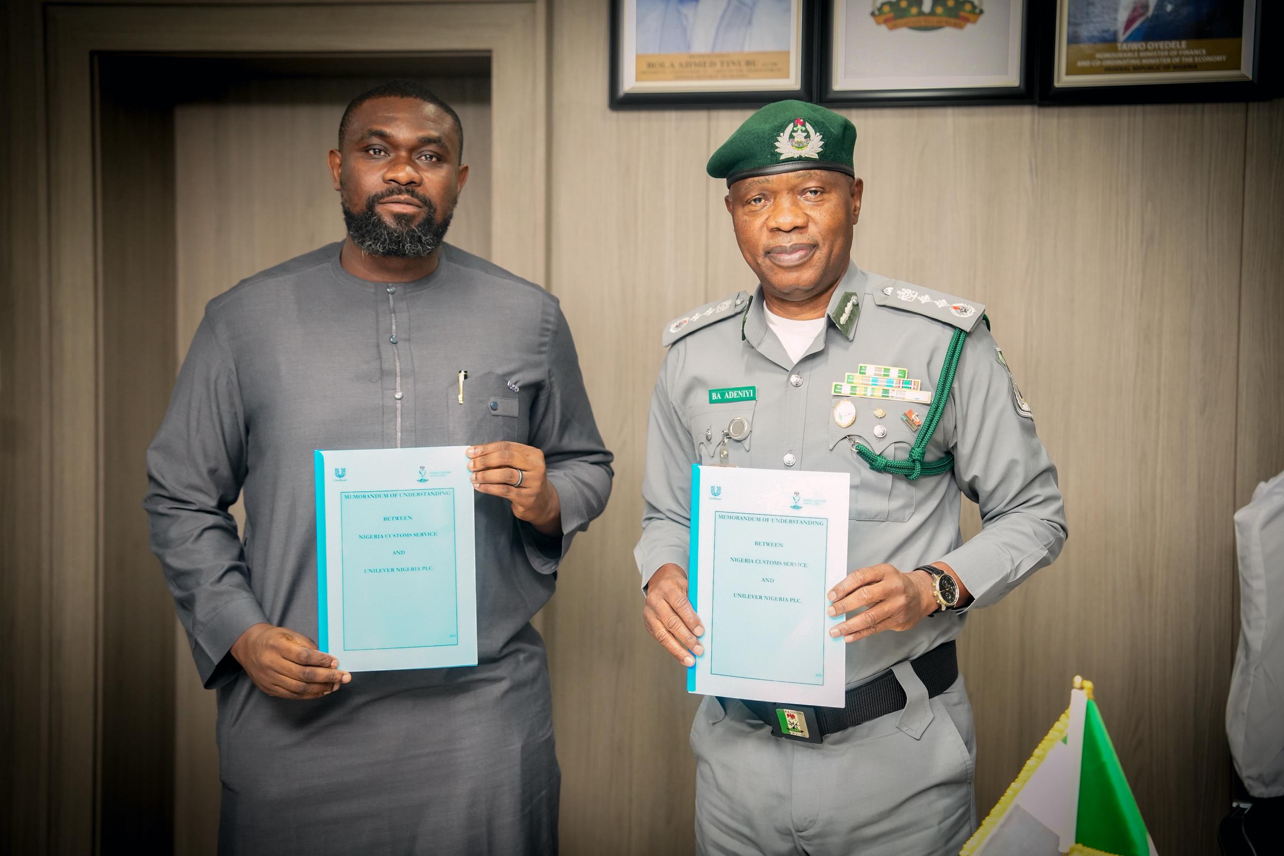 Customs, Fire Service, Unilever Sign MoUs to Strengthen Collaboration