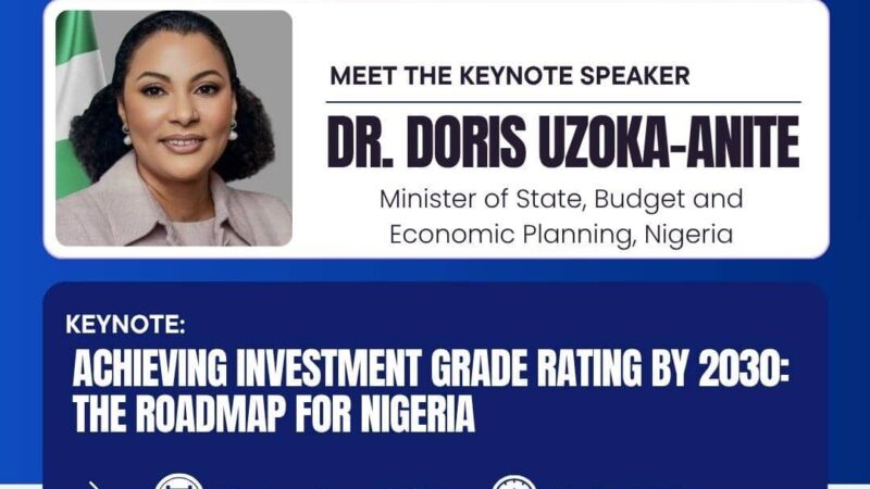 Nigeria’s Investment-Grade Target: Uzoka-Anite to Unveil 2030 Roadmap