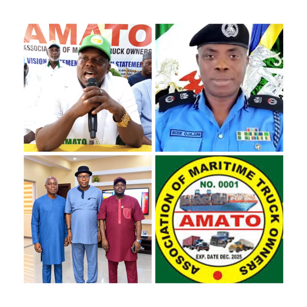 PORT CORRIDORS SECURITY: AMATO CHAIRMAN DRUMS SUPPORT FOR POLICE COLLABORATION, MEETS OGUN CP OJAJUNI, CP BAKRE (RTD)