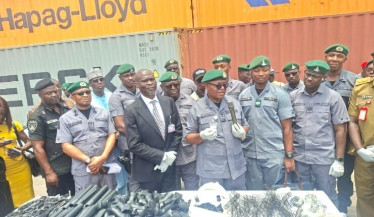 Tin Can Customs Intercepts 204 Rifles, Declares Total War on Arms Smuggling