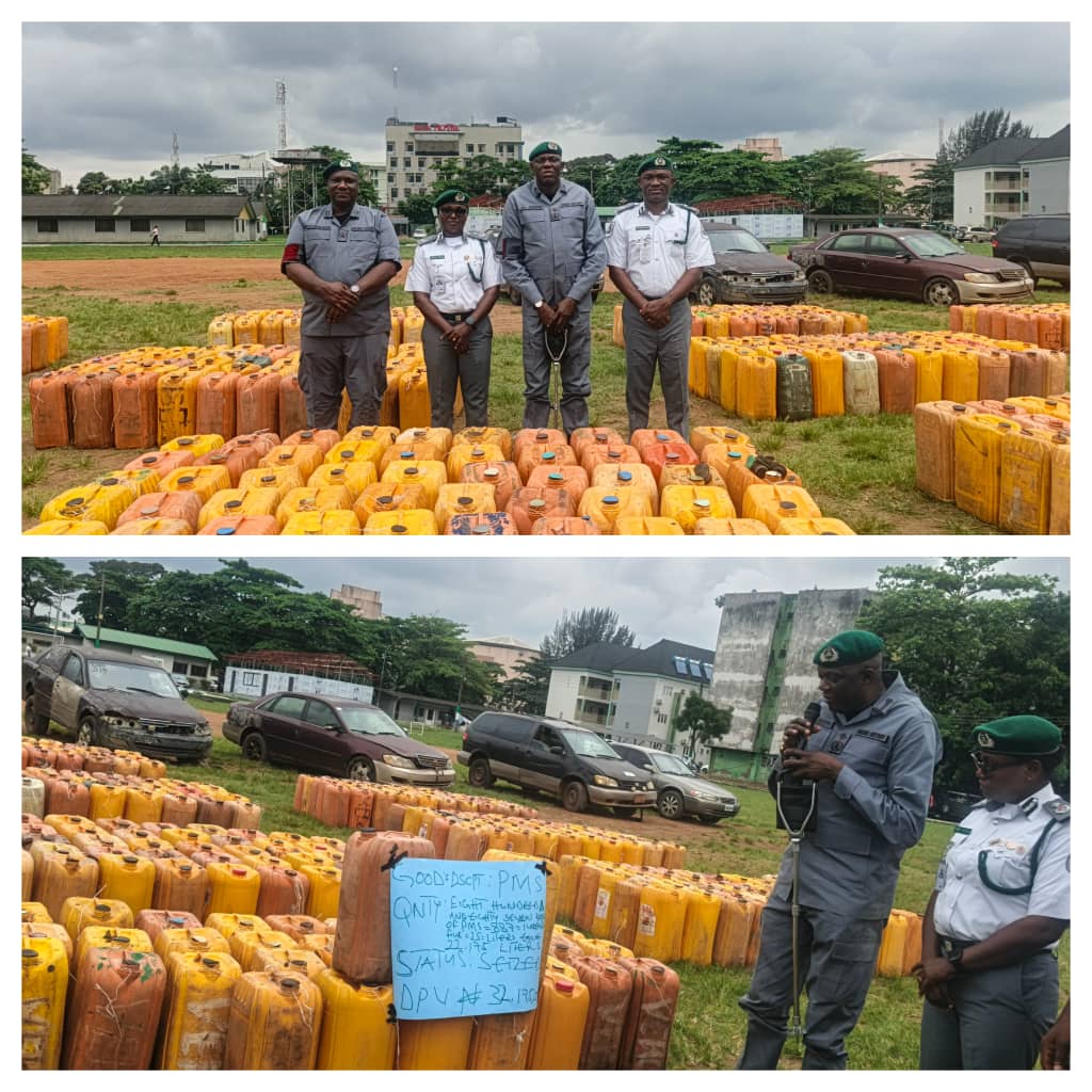 Customs’ Operation Whirlwind Cripples Fuel Smuggling, Auctions 22,175 Litres of PMS