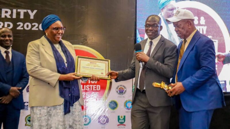NDIC Clinches Verbatim’ s Pillar of Integrity in Public Service Award