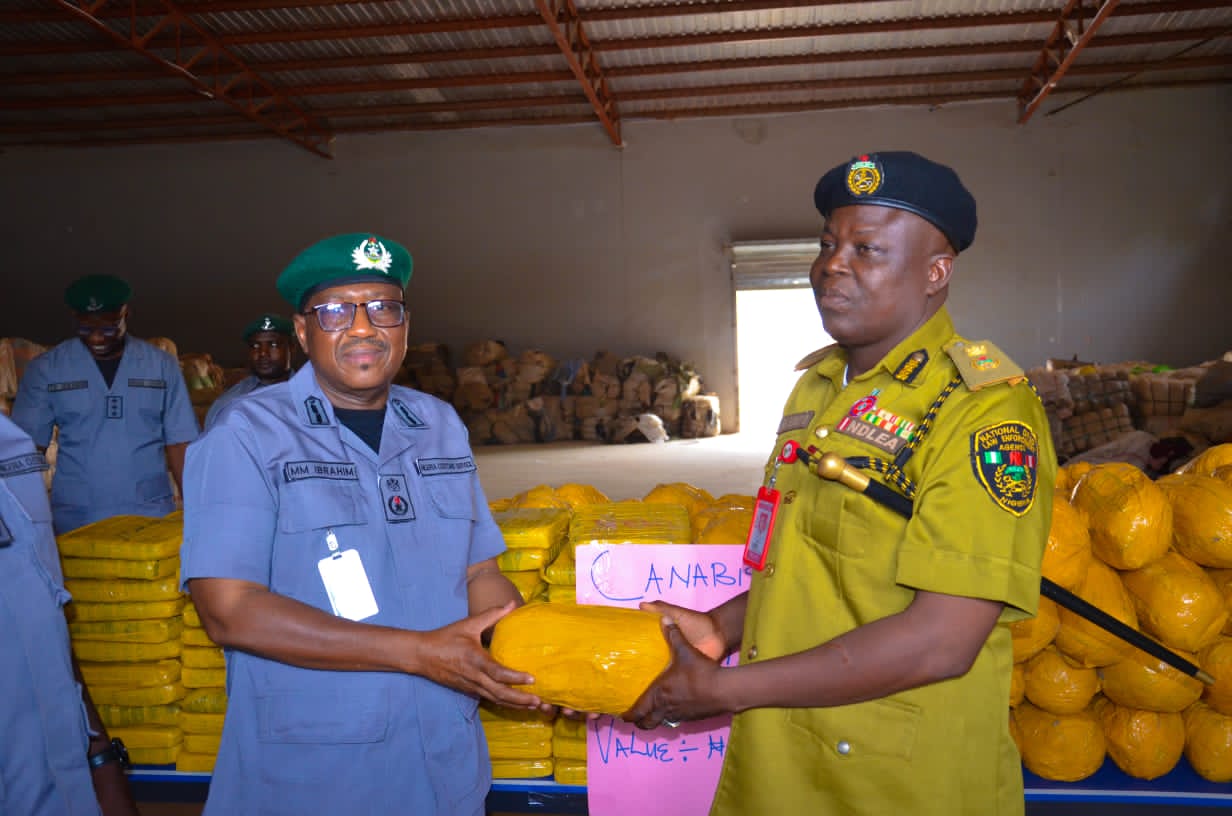Kebbi Customs Hands Over Seized Harmful Herbicides, Cannabis Sativa, Ammunition