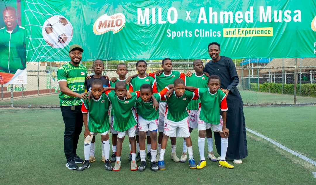 MILO and Ahmed Musa Support 2500+ Young Footballers Through Kano Sports Clinic