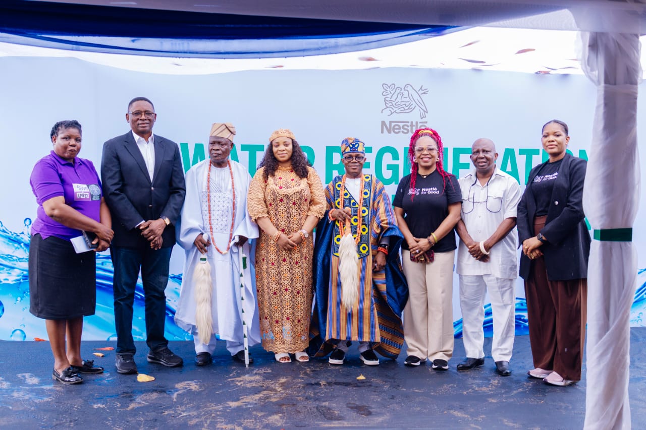 Nestlé Nigeria Advances Water Access through Commissioning of Water Regeneration Facilities in Agbara.