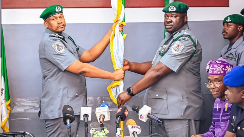Ogun 1 Customs: Ibrahim Takes Over From Afeni,Pledges Strict Adherence to Ethical Conduct
