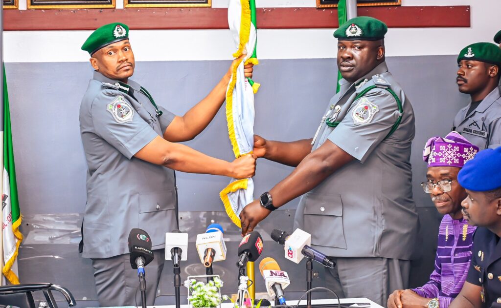 Ogun 1 Customs: Ibrahim Takes Over From Afeni,Pledges Strict Adherence to Ethical Conduct